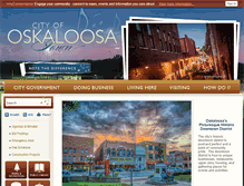 Tablet Screenshot of oskaloosaiowa.org